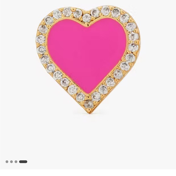 Kate Spade NWOT Take Heart Studs - Picture 4 of 6